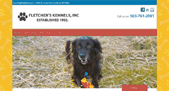 Desktop Screenshot of fletchersboardingkennels.com
